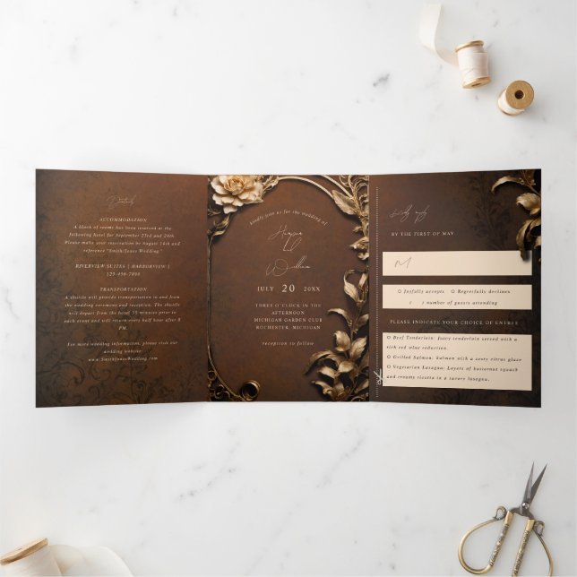 Casamento De Três Dobras Inspirado No Teatro Vinta (Dentro)