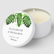 Casamento de Vegetação Tropical Botânico Personali