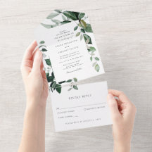 Casamento de Verde Elegante Tudo em Um Tudo em Um