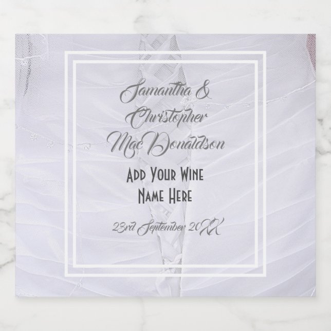 Casamento de vestimenta branca (Rótulo Único)