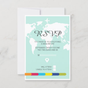 Casamento de Viagem Mundial RSVP