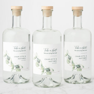 Casamento de Watercolor Eucalyptus Greenery