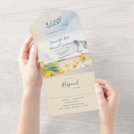 Casamento de Watercolor Mountain