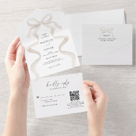 Casamento do Arco de Ivory Beige moderno Elegante