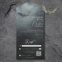 Casamento do Código QR do Bat & Fog Meody Midnight