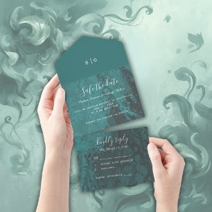 casamento do emerald green ocean marble seguro dat