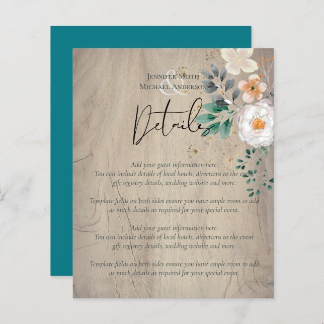 Casamento do Jardim do Barão com Primavera Wildflo (Frente/Verso)