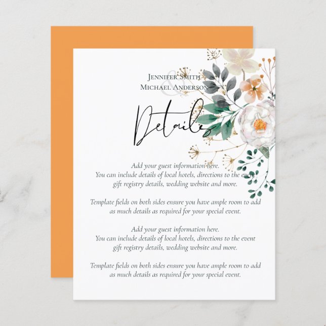 Casamento do Jardim do Barão com Primavera Wildflo (Frente/Verso)