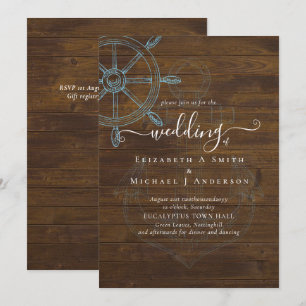 Casamento do Leme de Navios Náuticos