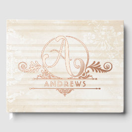 Casamento do Monograma Botânico Elegante Boho