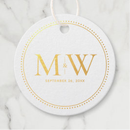 Casamento do Monograma do Casal Elegante