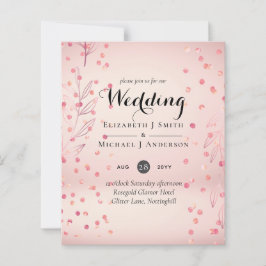 Casamento do Orçamento da Tendência Dourada Modern