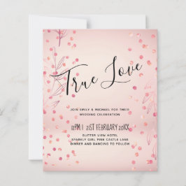 Casamento do Orçamento da Tendência Dourada Modern