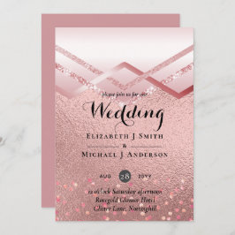 Casamento do Orçamento da Tendência Dourada Modern