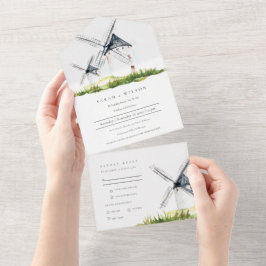 Casamento do Tema da Fazenda do Moinho de Água Rus