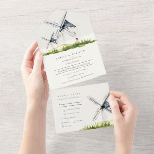 Casamento do Tema da Fazenda do Moinho de Água Rus