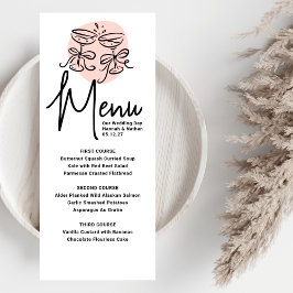 Casamento dos Menus Modernos de Cheers Doodle