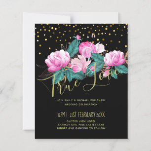 Casamento Dourado bonito Rosa Rosa Rosa