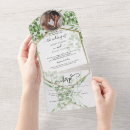 Casamento Dourado Botânico Tudo Em Um I