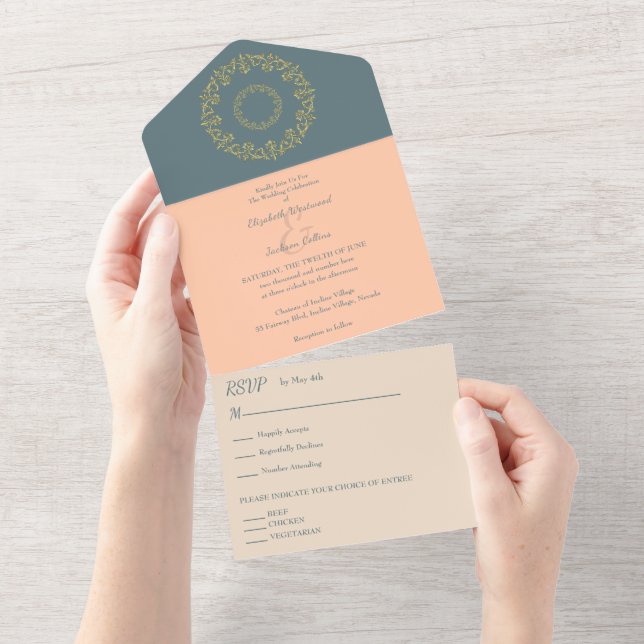 Casamento Dourado Chic Vibes (Aba destacável)