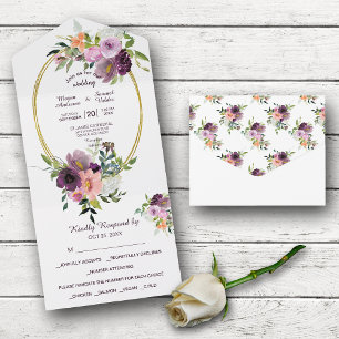Casamento Dourado, Cor-de-rosa Púrpura, com estru