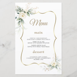 Casamento Dourado das Flores Brancas de Água Verde