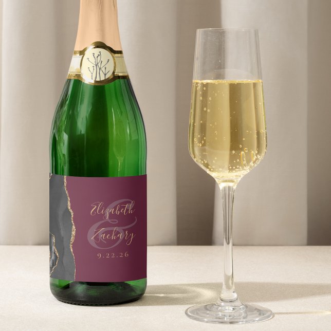 Casamento Dourado de Agato Negro Moderno com Borgo (Criador carregado)