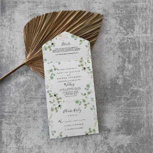 Casamento Dourado de Confetti Eucalyptus Foliage
