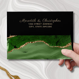 Casamento Dourado de Geodo Verde da Emerald
