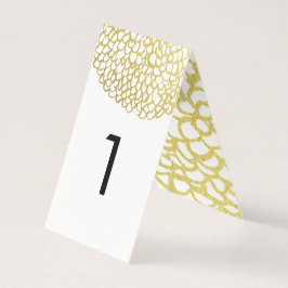 Casamento Dourado de Padrões Petais desenhados à m