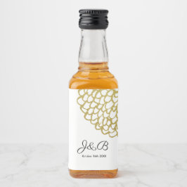 Casamento Dourado de Padrões Petais desenhados à m