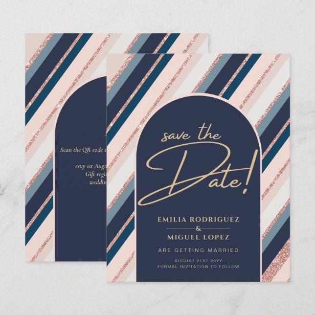 Casamento Dourado de Rosa Rosa Rosa Rosa Rosa Azul (Frente/Verso)