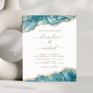 Casamento Dourado de Téal Turquoise de Agato Orçam