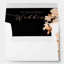 Casamento Dourado e elegante de Rosa negro