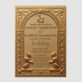 Casamento Dourado Egípcio Antigo Elegante