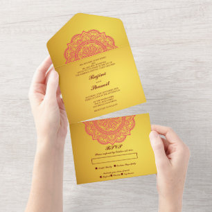 Casamento Dourado Elegante Rosa (não é necessário