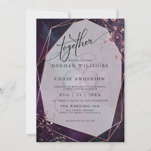 CASAMENTO Dusty Plum Purple Jaspé