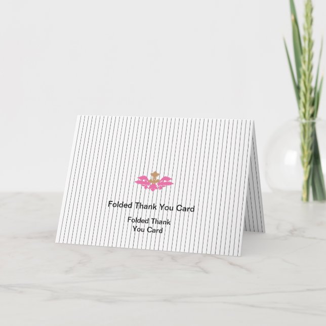 Casamento e negócios - Obrigado Cartões | Elegante (Frente)