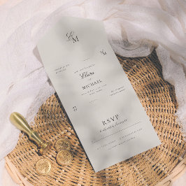 Casamento Editorial de Marfim Minimalista