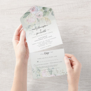 Casamento Elegante Boho Florals Eucalyptus Sage