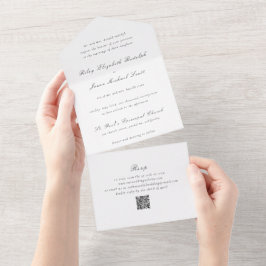 Casamento Elegante Branco e Negro de Riley