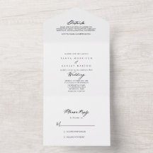 Casamento Elegante Chic Calliographic  