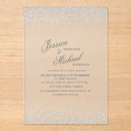 Casamento Elegante com Brilho Prateado