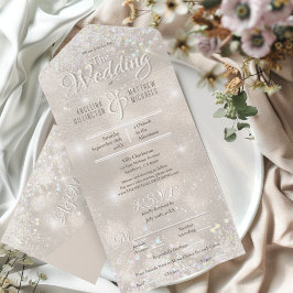 Casamento Elegante com Confetes de Champagne