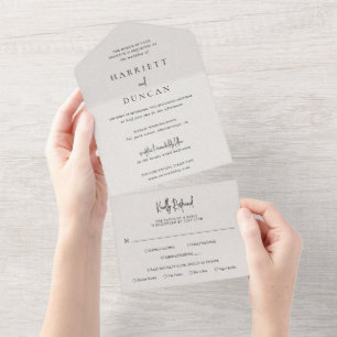 Casamento Elegante de Beige Neutral do eterno