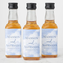 Casamento Elegante de Nuvens Brancas Azuis