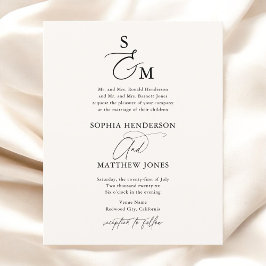 Casamento Elegante De Script De Orçamento