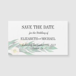 Casamento Elegante Eucalyptus Foliage Salvar a Dat