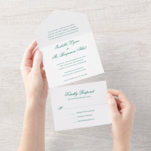 Casamento Elegante Formal Verde Tradicional Emeral