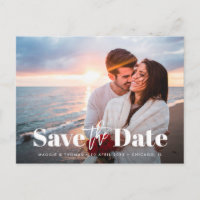 Casamento elegante guardar cartão postal